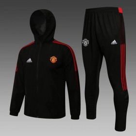 Manchester United Training Windrunner Suit 2022-23 Musta - Miesten
